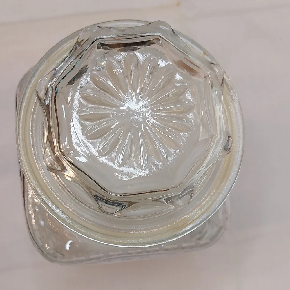 Anchor Hocking Textured Glass Jar with Lid